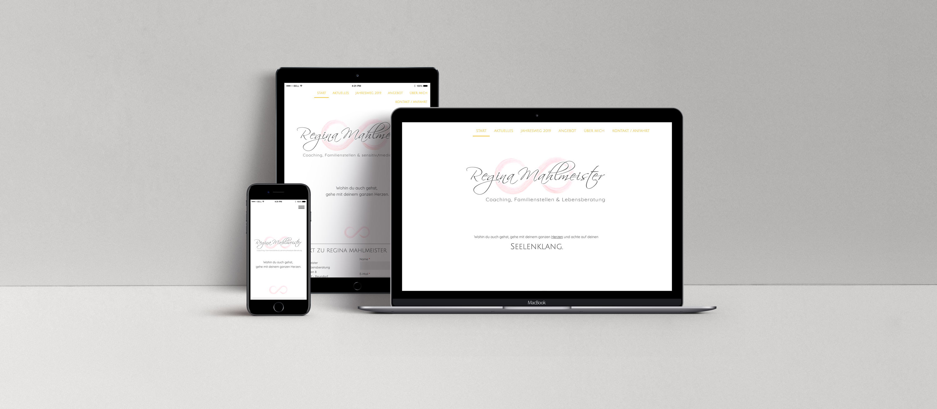 Seelenklang Mahlmeister | Authentic Webdesign